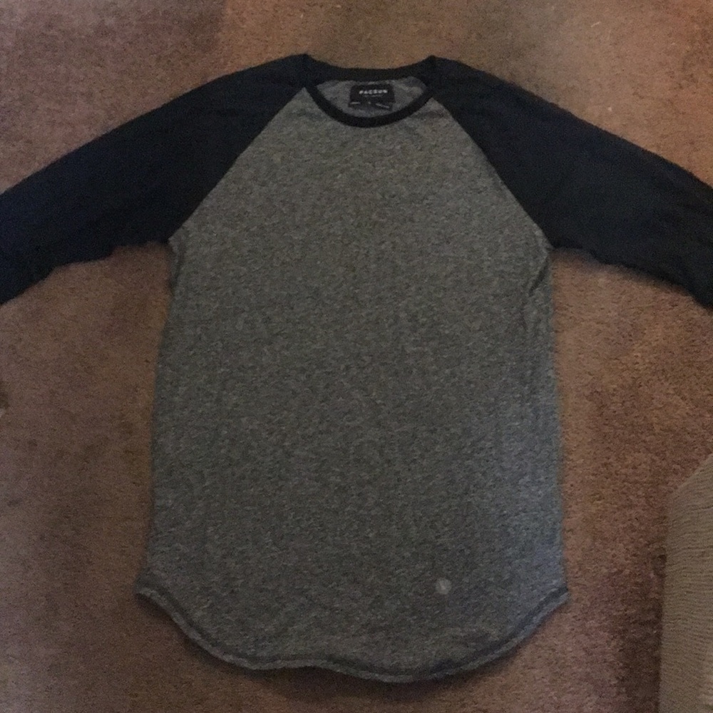 men's 3 quarter sleeve shirt